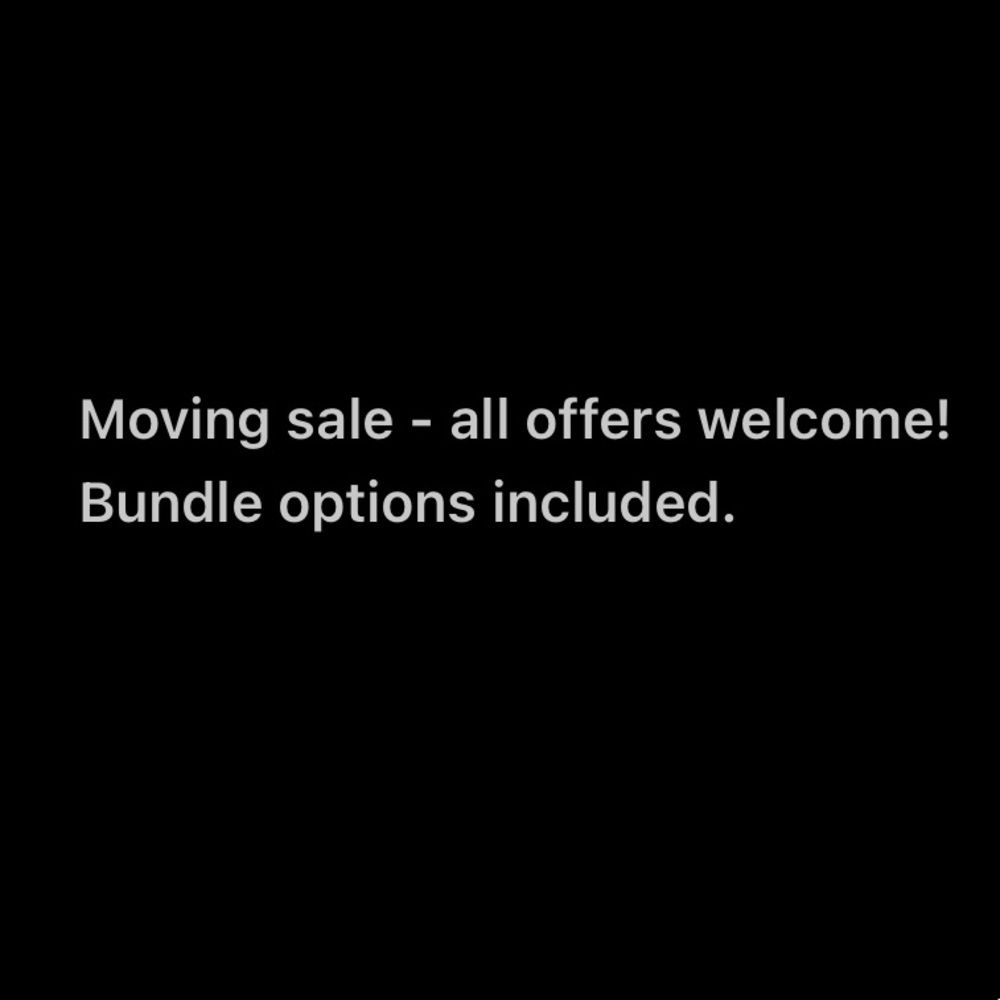 Moving sale!